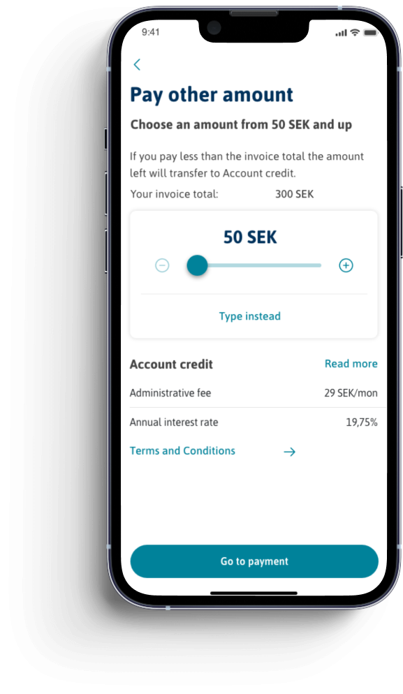 Svea Pay – add payment card